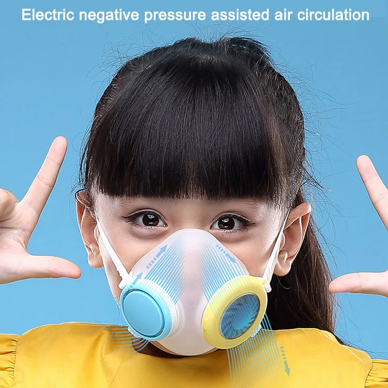 

Children Smart Electric Anti-dust Masks Fresh Air Purifying Mask for Running Cycling WIF66