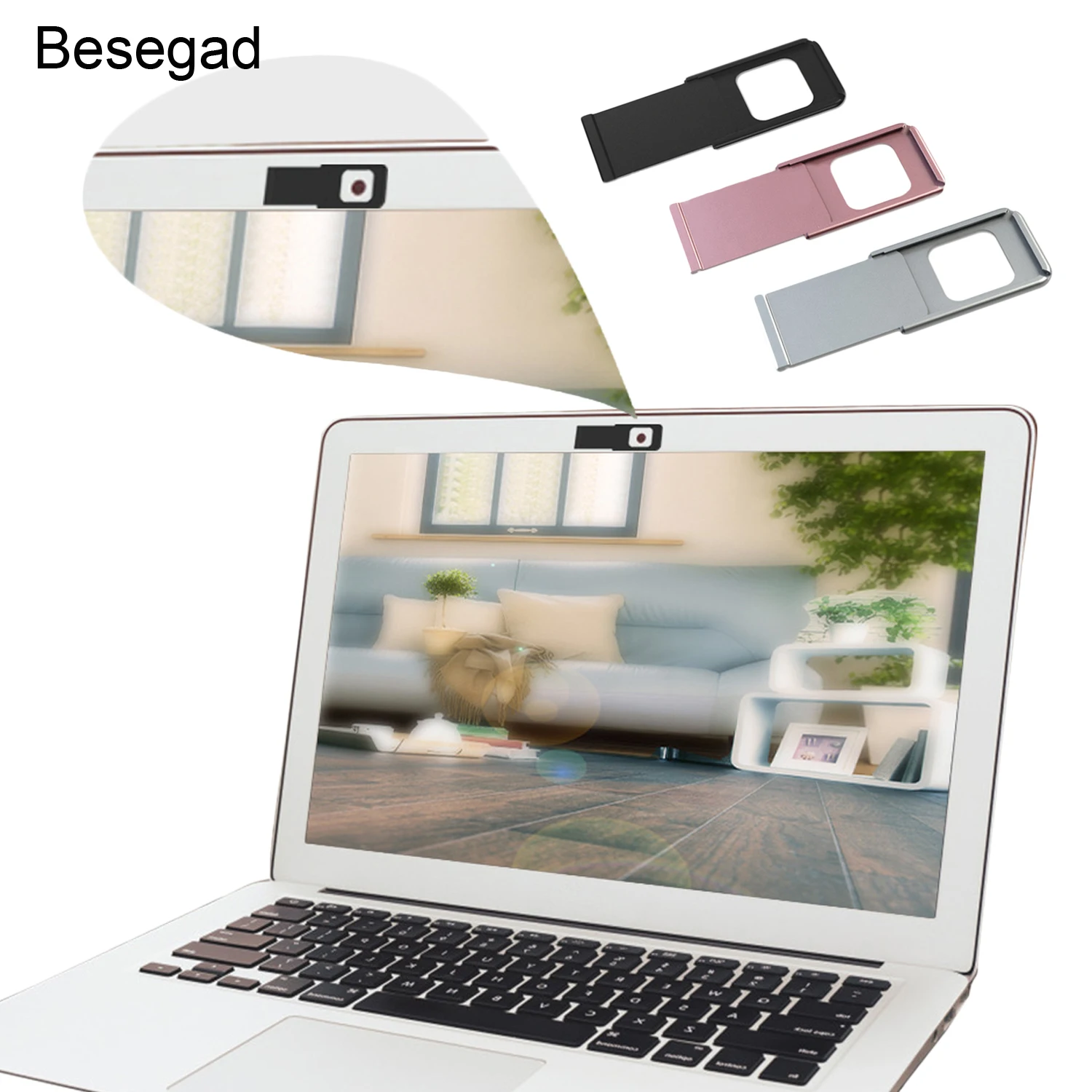 VONETS 3 шт. ультра тонкая металлическая веб-камера крышка слайдер Защитная линза для iPhone iPad MacBook Pro ноутбук планшет смартфон