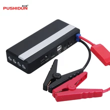 PUSHIDUN Car Booster Emergency Car Jump Starter Car Battery High Power with LED Lights Jump Start