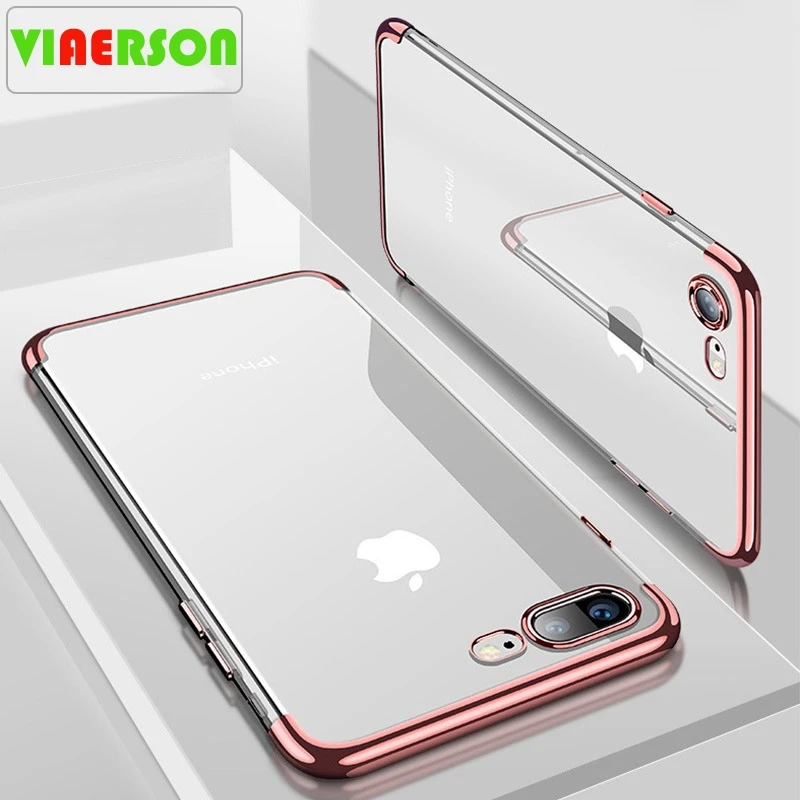Силиконовый прозрачный мягкий чехол для iPhone X 10 XS Max XR 6 S s 6Plus 6SPlus 7 8 7Plus 8Plus