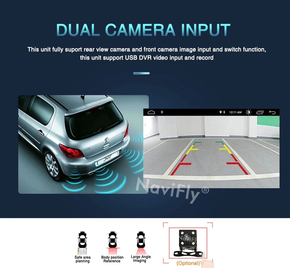 Cheap Navifly 2din HD 1024X600 Android 9.1 2G RAM 32ROM Car DVD For Ssang Yong SsangYong Kyron Actyon 2005-2013 Stereo GPS Navigation 34