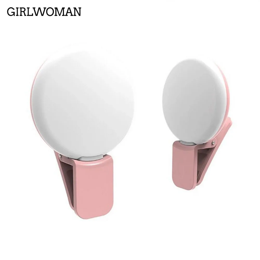 Girlwoman 2019 Универсальный светодиодный светильник для селфи телефона кольцевая