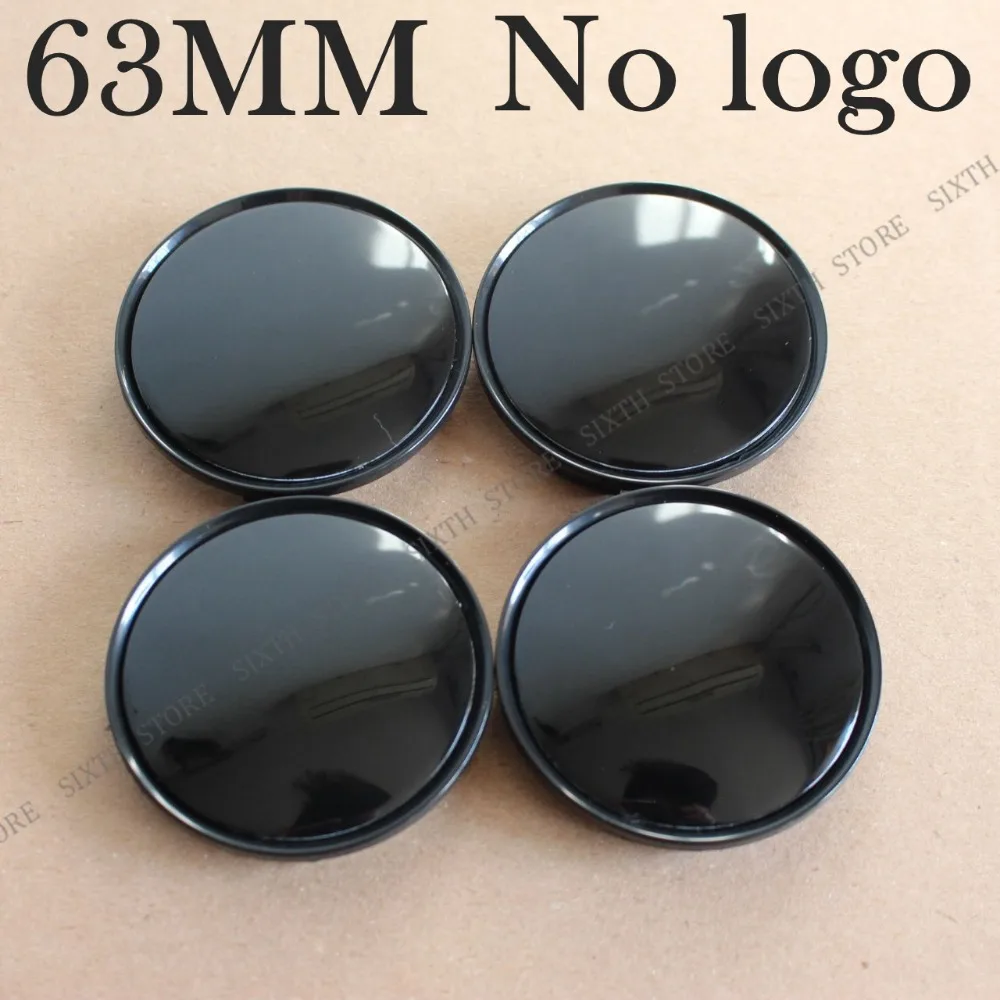 

KOM POWER 4PCS 63MM Wheel Blank Cap Wheel Center Caps Hub Caps Blank Emblem No logo Wheel Cover Caps 63mm Blank Black & Chrome