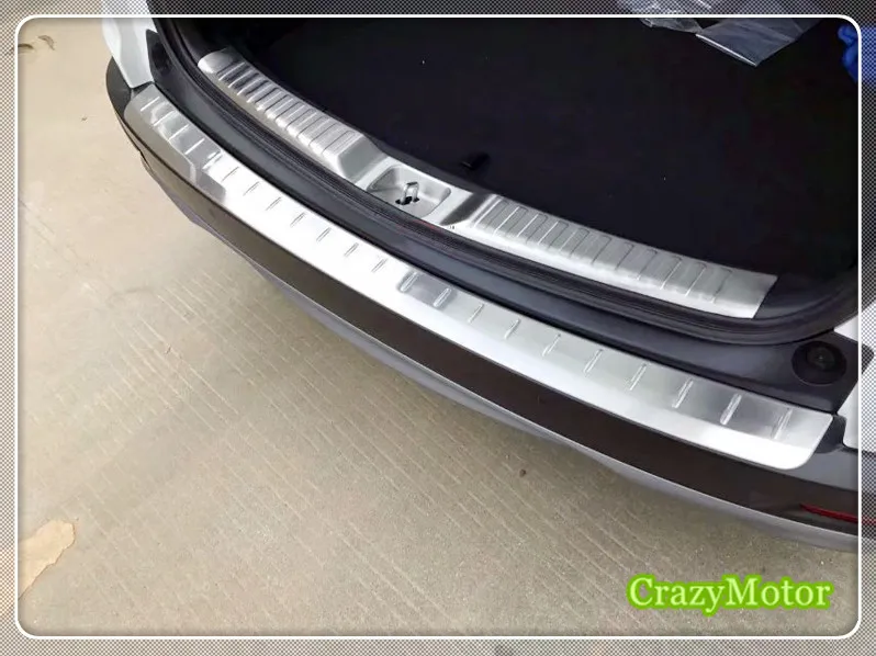 Для Honda CRV 2 шт./компл. из нержавеющей стали Задний бампер протектор Подоконник отделка багажника аксессуары
