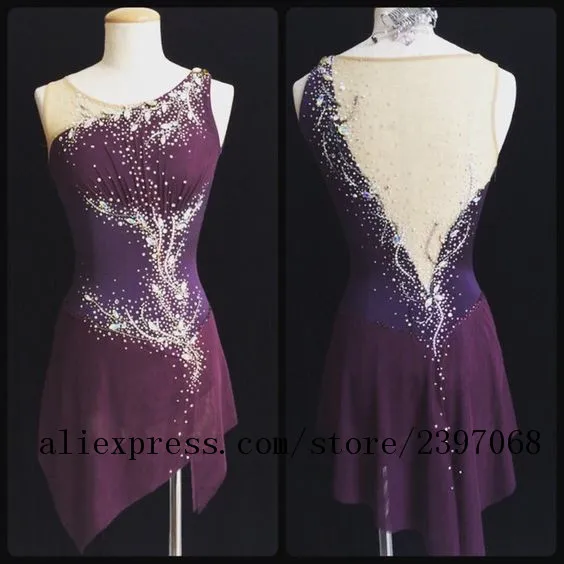 

Ice Skating Dress Girls Competition Women Figure Skating Dresses Kids Figure Skating Dress New 2018 Custom Free Shipping F36