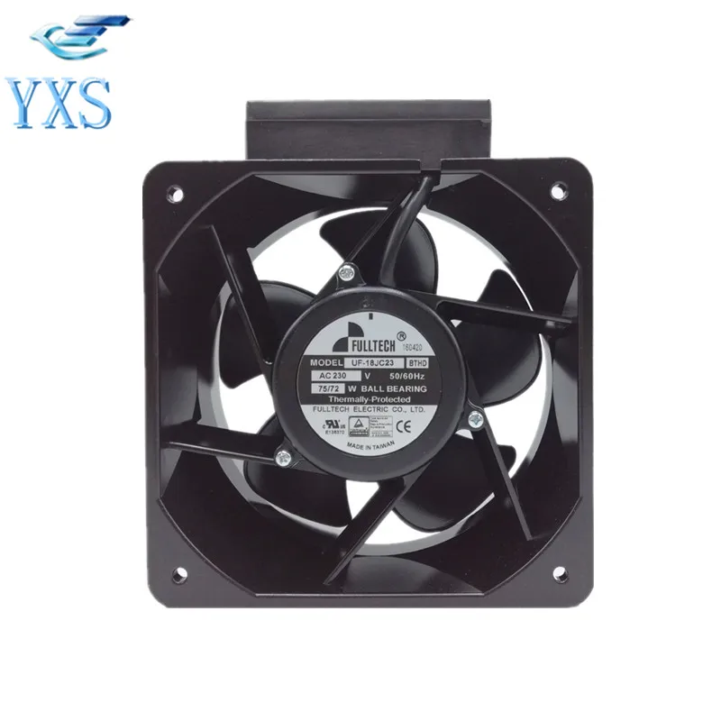 

UF18JC23-BTHD AC 220V 75W/72W 50/60HZ 0.42A 2850RPM 2 Wires Inverter Cooling Fan