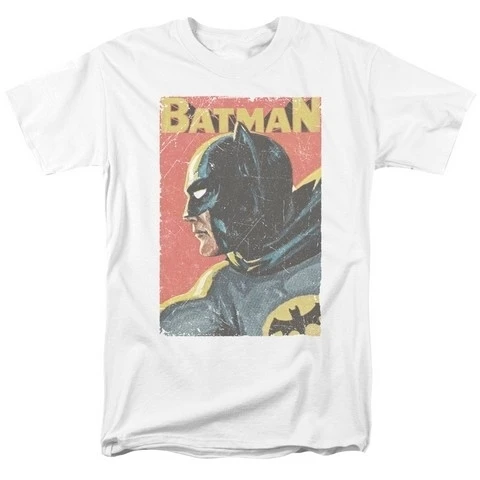 Trevco Batman Classic Tv-Vintman - Short Sleeve Adult 18-1 Tee - White Large