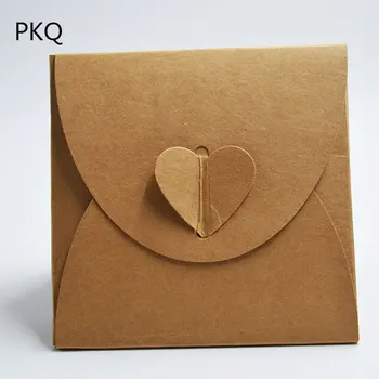 

CD Paper Envelope Post Card Kraft envelope Creative Office Stationery Folder Heart Business gift Envelope