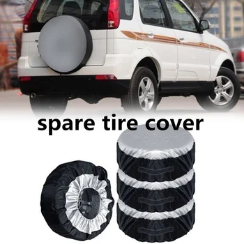 

1PCS Tire Cover Case Winter and Summer Car Spare Tire Cover Storage Bags Carry Tote Polyester Tire Wheel Protection Covers