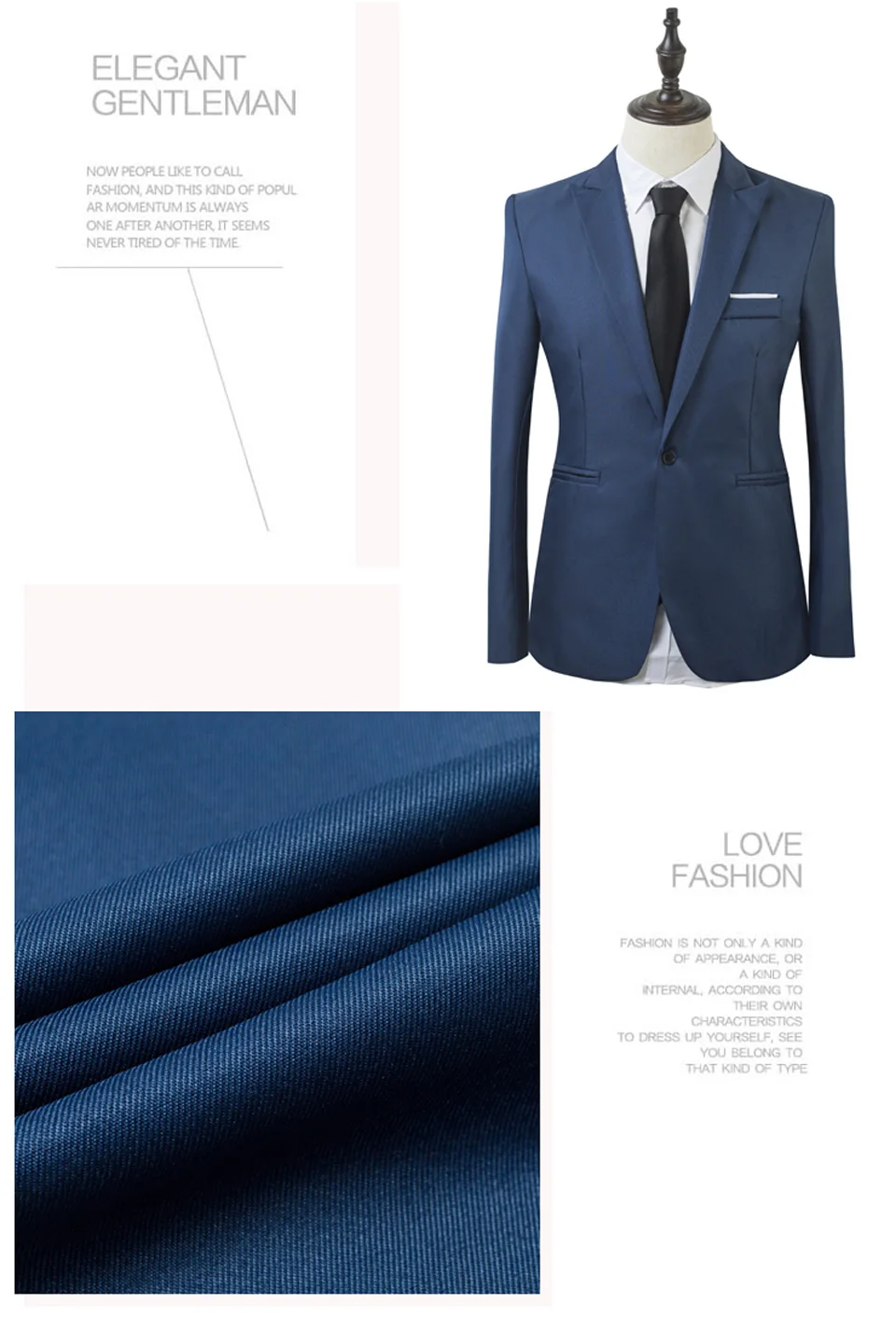 Luxury Men Wedding Suit Male Blazers Slim Fit Suits For Men Costume Business (4)