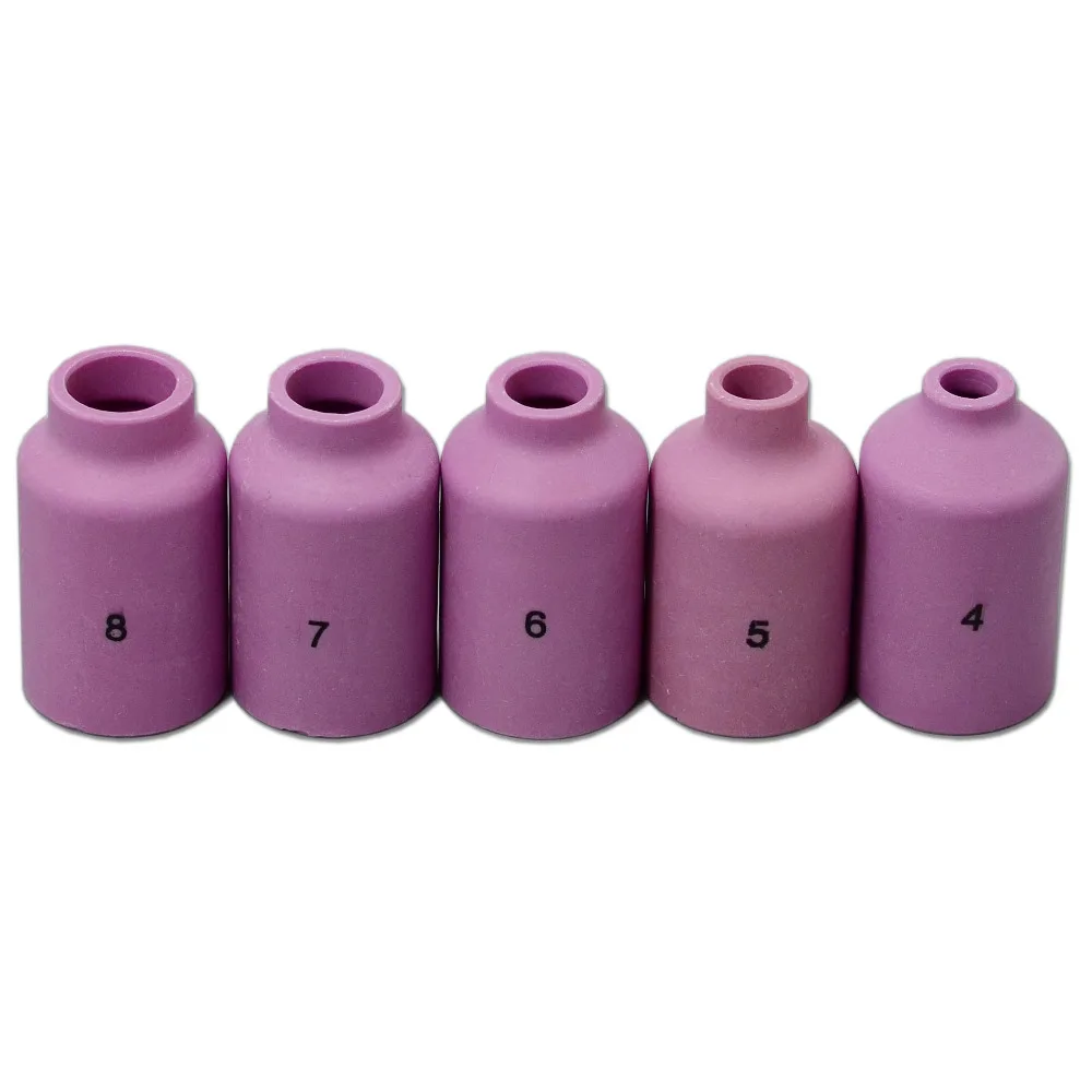 

TIG KIT Alumina Gas Lens 54N14 54N15 54N16 54N17 54N18 Fit TIG Welding Torch PTA DB SR WP 17 18 26 Series,5PK