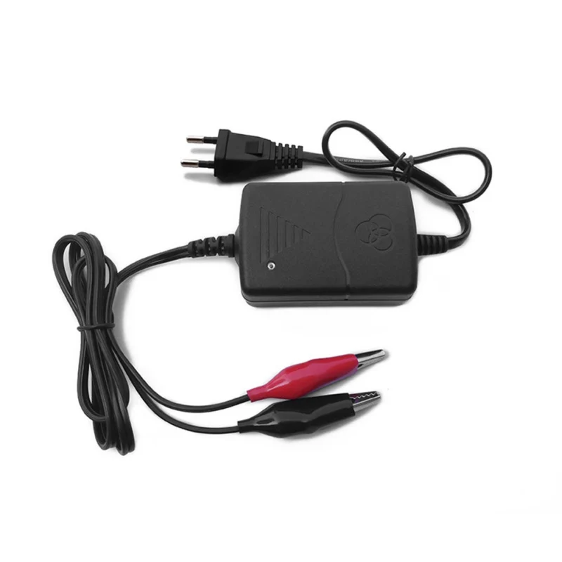 

New 12V1A Alligator Clip Double Line Charger 14.4 Volt Lead Acid Battery Charger Battery Smart Charger