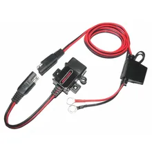 MOTOPOWER MP0609A 3 1Amp Waterproof Motorcycle USB Charger SAE to USB Adapter for phone and GPS
