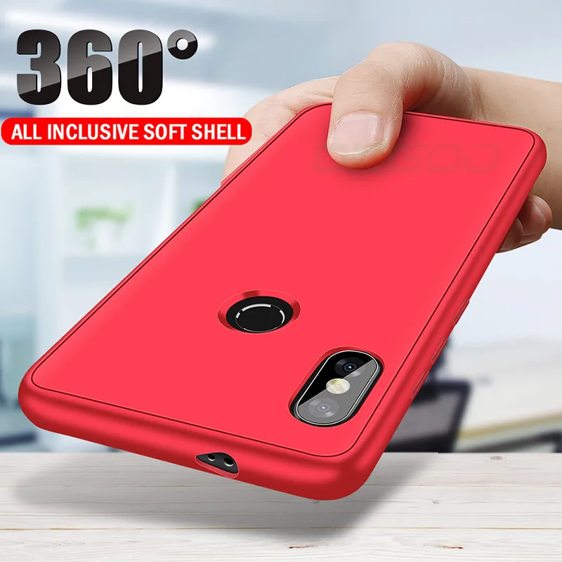 

Luxury 360 Soft TPU Phone Case For Xiaomi Redmi Note 5 5A Redmi 4X 5 Plus 5A Full Cover Cases For Redmi 6 6A Pro S2 Case Shell