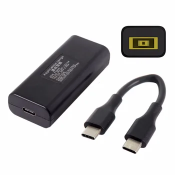 

Zihan 11.0*4.5mm Rectangle Jack Len.ovo Input to USB-C Type-C Power Plug Charge Cable 45w for Macbook Laptop Phone