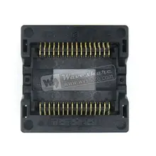 SOP32 SO32 SOIC32 OTS-32-1.27-16 Enplas IC Тесты burn-в гнездо адаптера Программирование 11,25 мм Ширина 1,27 мм шаг