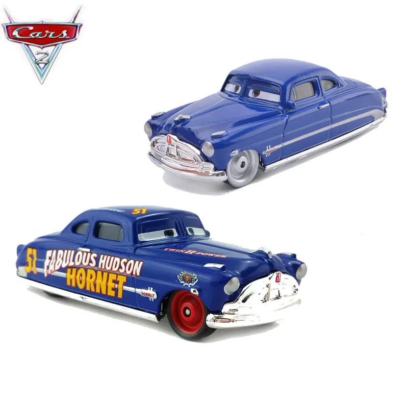 Все стили disney Cars 2 doc Hudson и Blue mack truck 1:55 масштабная модель полученная литьем под давлением металлический сплав коллекция автомобилей для детей Подарки