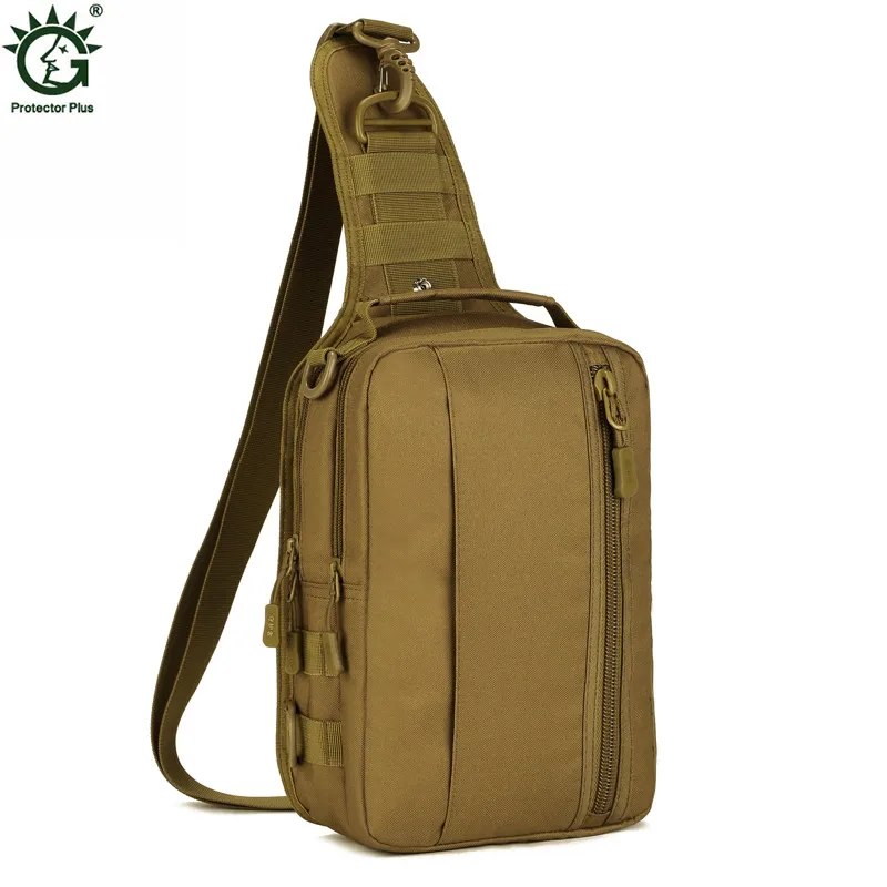 

High Quality Men Nylon Shoulder Messenger Bags Military Cross Body Male Tourism Multi-function Single Knapsack Chest Back Pack