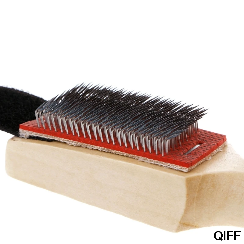 Wholesale Wood Suede Sole Wire Cleaners Dance Shoes Cleaning Brush For Footwear May06