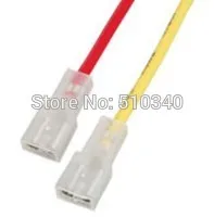 Дешевый 6.3 мм 18AWG динамик автомобиля провод электрический рога улитки рог Кабель акустический разъем рог аксессуары