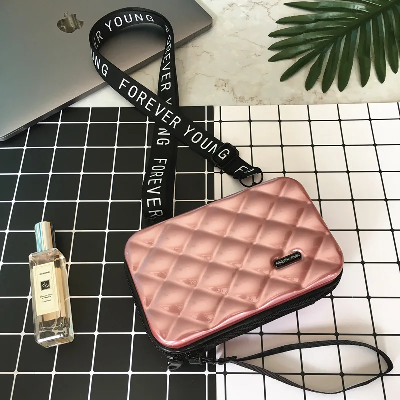 Женские сумки, роскошные сумки, дизайнерские сумки для женщин, сумки с принтом, модная маленькая сумка для багажа, женская сумка-клатч от известного бренда - Цвет: Pink-Lingge