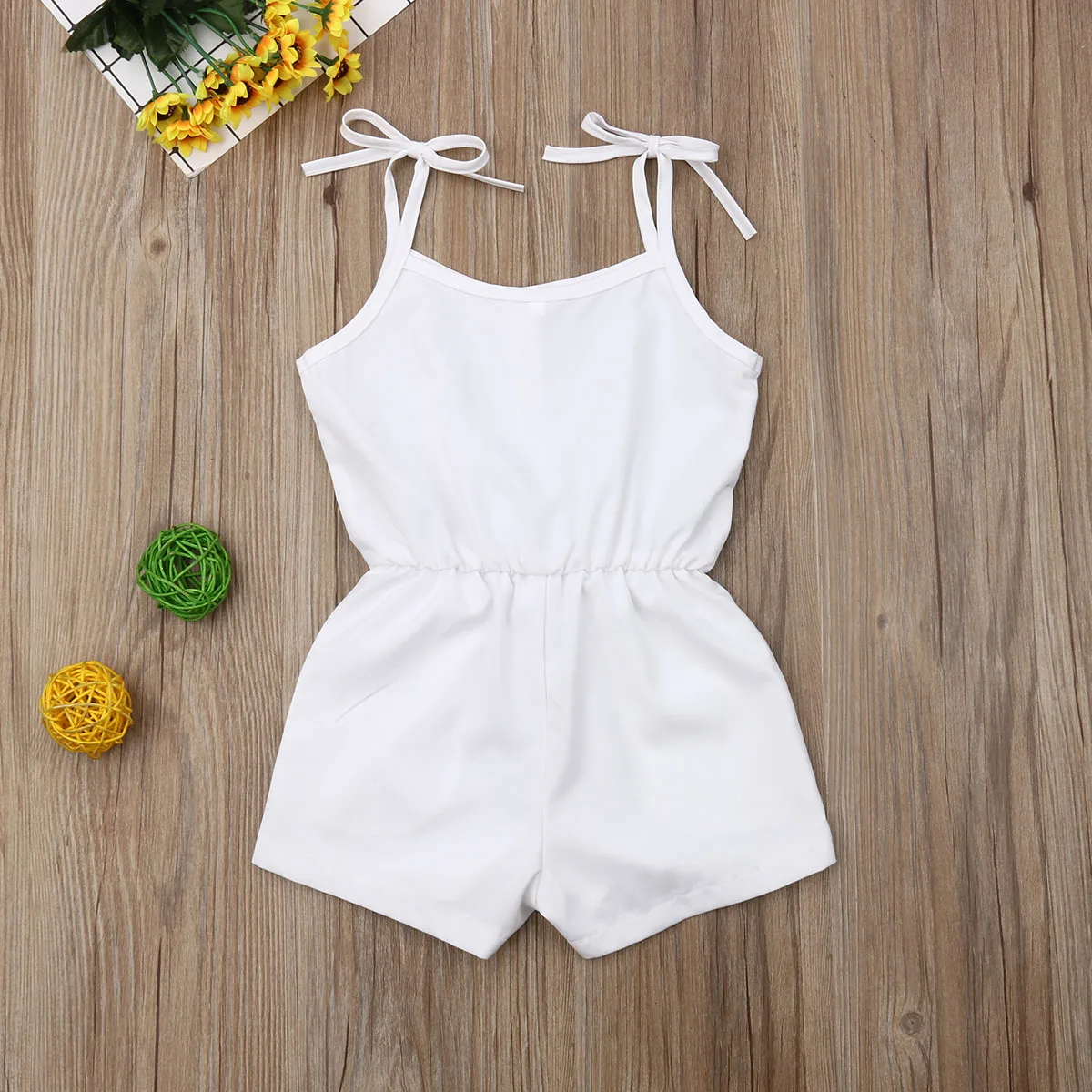 Emmababy Summer Newborn Baby Girl Clothes Solid Color Sleeveless Ruffle Strap Romper Jumpsuit One-Piece Outfit Sunsuit Clothes Emmababy Summer Newborn Baby Girl Clothes Solid Color Sleeveless Ruffle Strap Romper Jumpsuit One-Piece Outfit Sunsuit Clothes