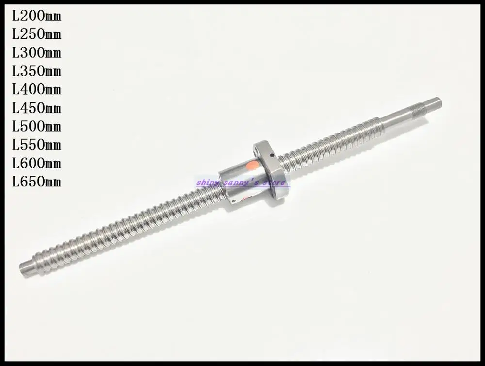 

1pcs Ball Screw SFU1605 L550mm End Machined with 1pcs Single Ballnut for CNC Brand New