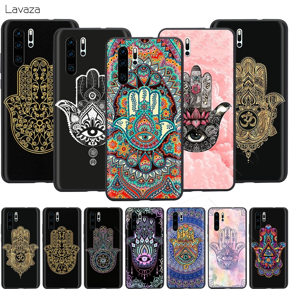 

Lavaza Hamsa Hand of Fatima Case for Huawei Mate Y7 Y9 P8 P9 P10 P20 P30 Lite Pro P Smart Mini 2017 2019