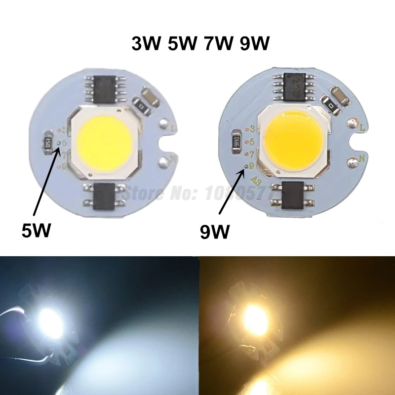AC 3w 5w 7w 9w COB