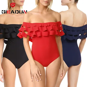 

new European and American triangle swimsuit, sexy pure lotus leaf edge Swimsuit Bikini