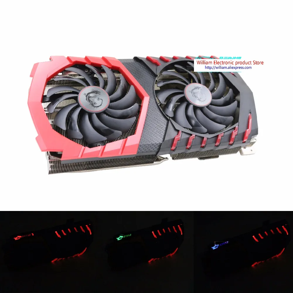 Для MSI GTX1080Ti gamang Графика Видеокарта кулер вентилятор охлаждения