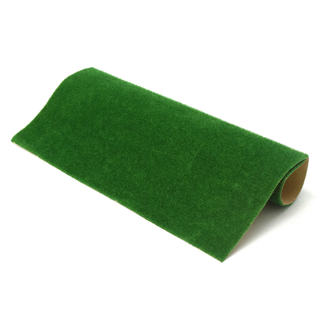 3 Colors Miniature Garden Artificial Grass Lawn Turf Mat Landscape Decoration DIY Garden Decor Mayitr - Цвет: Dark Green