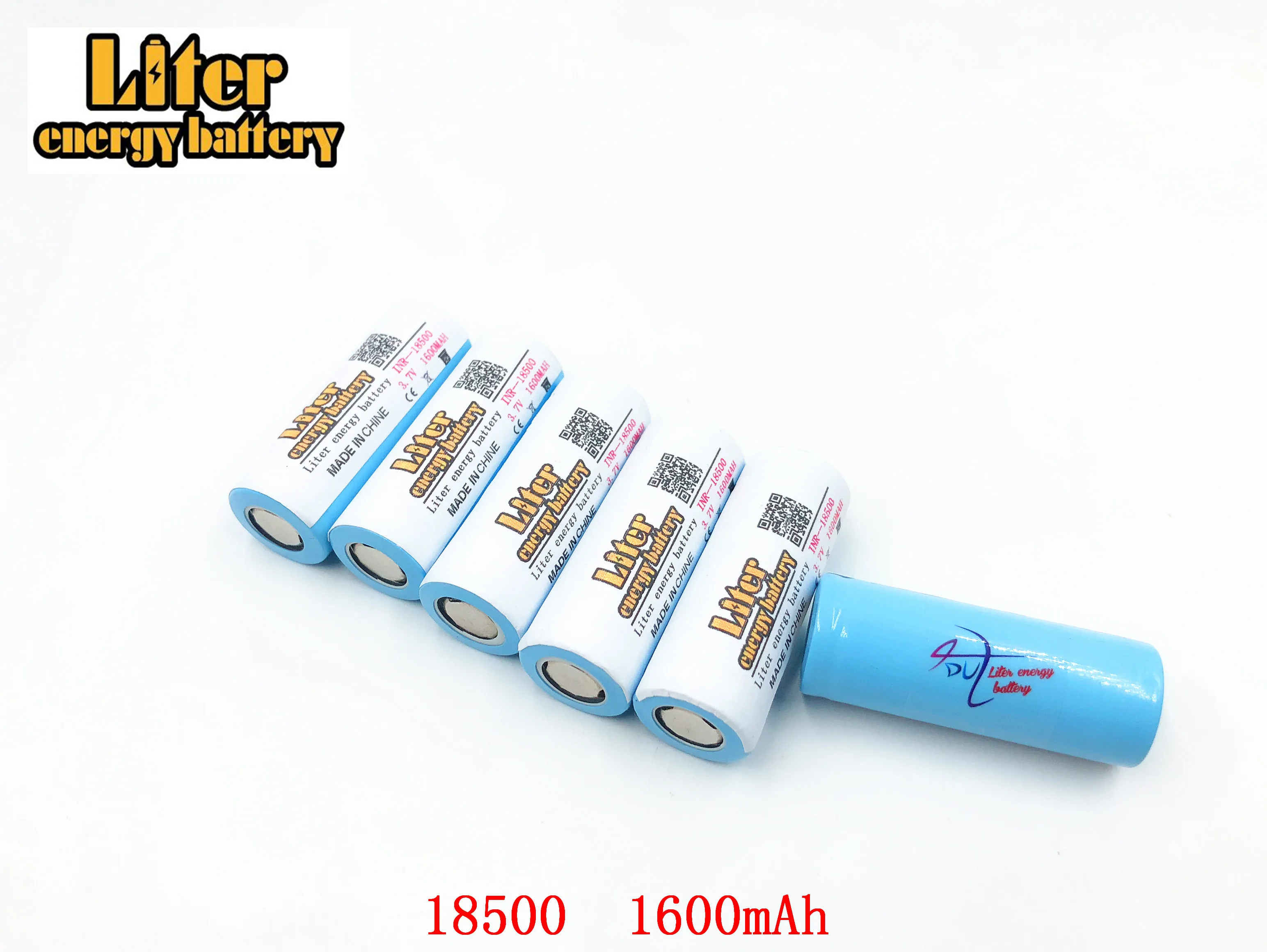 2 шт/партия 18500 батареи 18490 настоящие 1600mAh литий-ионная литиевая 3,7 V перезаряжаемый фонарик аккумулятор банк питания светодиодный фонарь