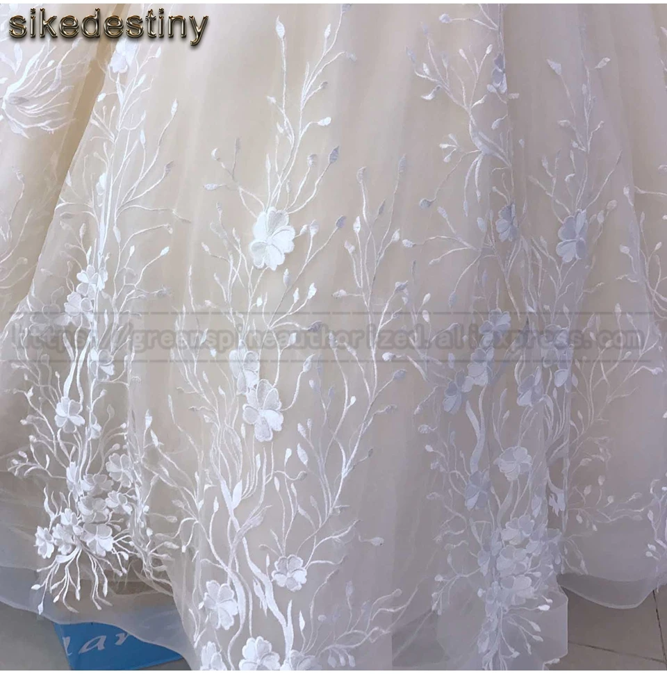 Элегантное свадебное платье платье vestido de noiva Hochzeitskleid одеяние де mariée свадебное платье Турция Sikedestiny WDN01