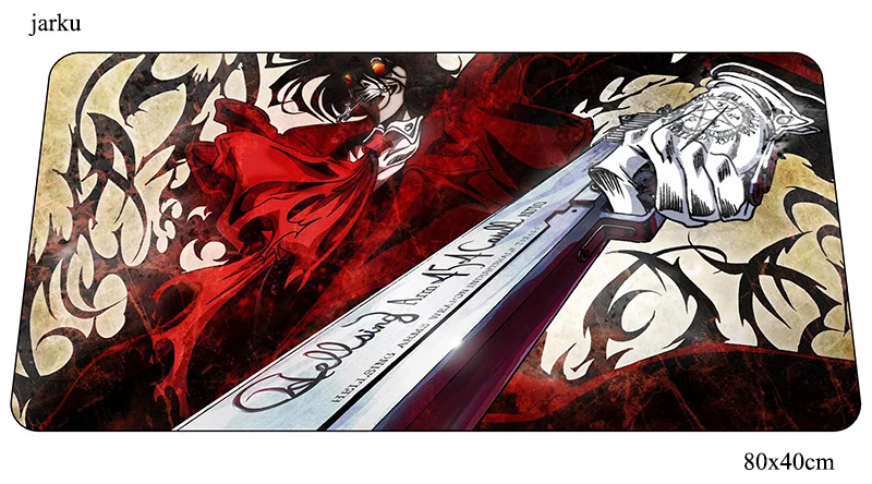 Hellsing коврик для мыши 800x400x2 мм игровой коврик для мыши Аниме locrkand office notbook Настольный коврик Лидер продаж padmouse игры pc gamer коврики