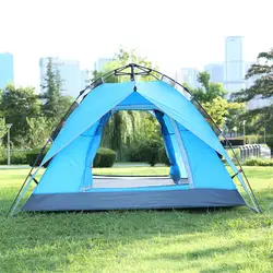 Кемпинговая палатка 4 человека палатки спальный мешок для кемпинга Двухместный дверь открытая палатка кемпинговая палатка горные палатки