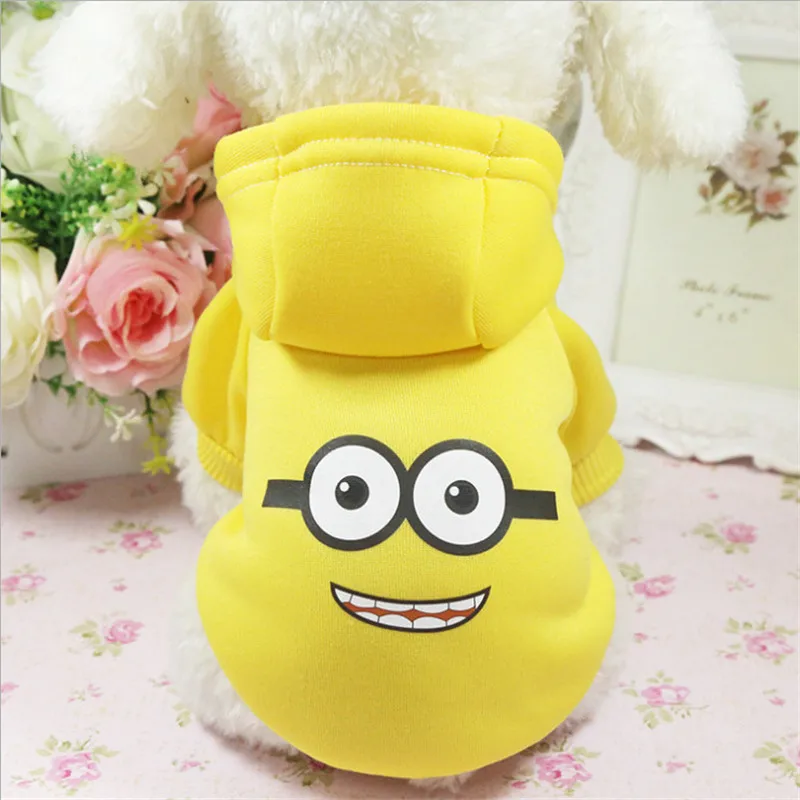 

Cartoon Dog Hoodie Pet Dog Clothes For Dogs Coat Jacket Cotton Ropa Perro French Bulldog Clothing For Dogs Pets Clothing