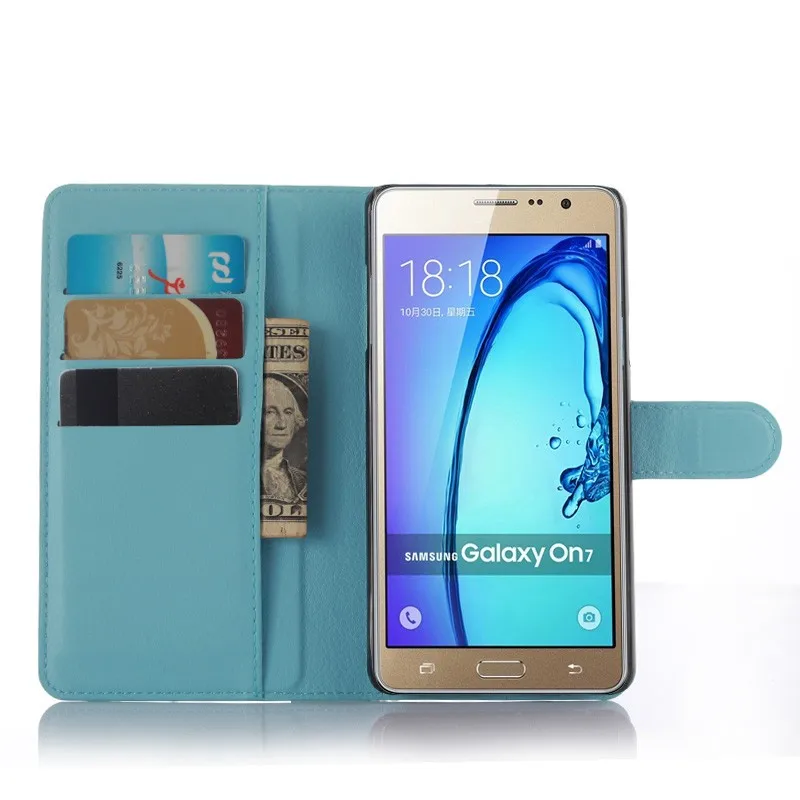Luxury Wallet Flip PU Leather Case Cover For Samsung Galaxy On7 G600 Case G6000 Cell Phone Shell Back Cover With Card Holder (9)