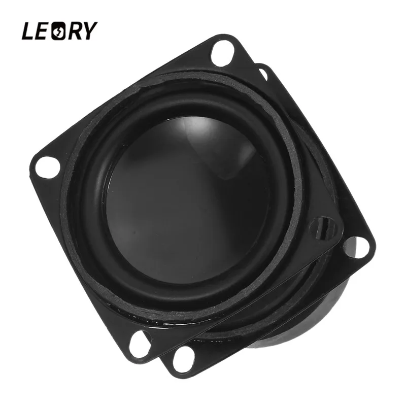 LEORY 2 шт. сабвуфер дюйма 4 Ом 5 Вт Полнодиапазонный динамик Мини DIY аудио громкий