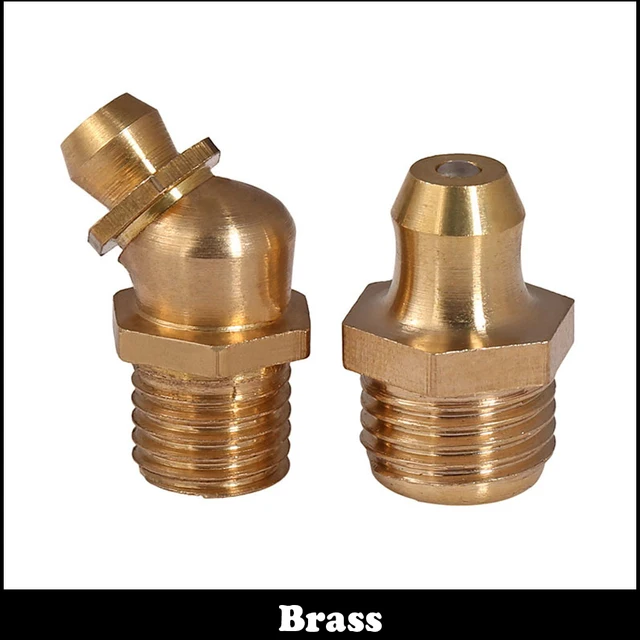 25pcs M6 M6*1 (Thread Diameter*Pitch) Metric Brass Bronze Straight