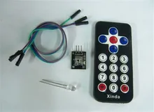 Hot Sale Black Infrared IR Wireless Remote Control Module Kits for arduino DIY Starter Kit