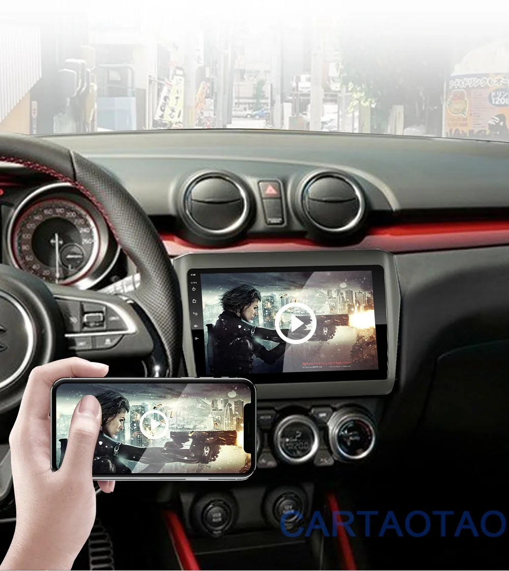 2G+ 32G " 2din Android 8,1 GO автомобильный dvd-плеер для Suzuki Swift автомобильный Радио gps навигация wifi BT плеер