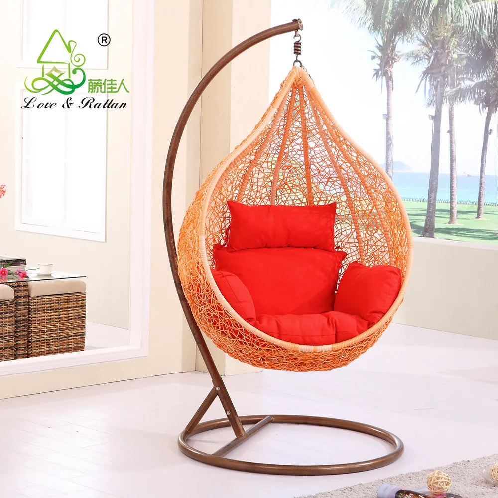 Lady Oversized Outdoor Rattan Swing Hanging Wicker Chair Rocking Lady Oversized Outdoor Rattan Swing Hanging Wicker Chair Rocking Cradle Rotation