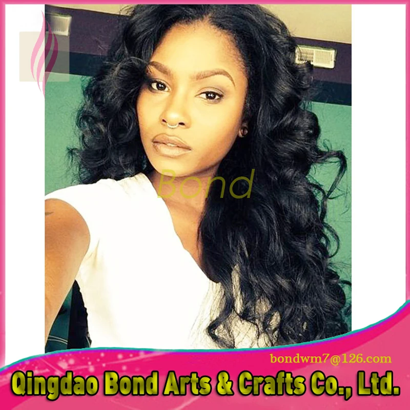 

Top quality 100% unprocessed virgin brazilian full lace wavy human hair wigs with baby hair 130 density gluelesss lace front wig