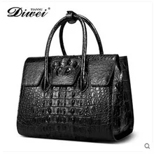 diwei 2017 new hot free shipping real crocodile leather women handbag fashion joker lady handbag holding bag women bag authentic
