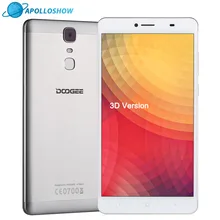 Doogee Y6 Max 3D смартфон 3 ГБ + 32 ГБ 4 г LTE qcta core 6.5 дюймовый FHD отпечатков пальцев Android 6.0 DualSim MTK6750 4300 мАч WCDMA 13MP