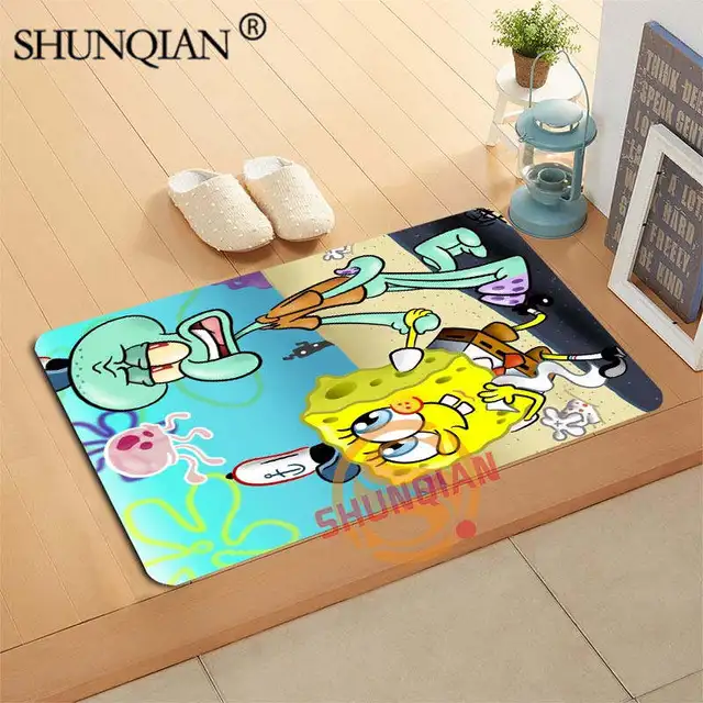 Spongebob Doormat Custom Your Mats Print slip resistant Door Mat Floor