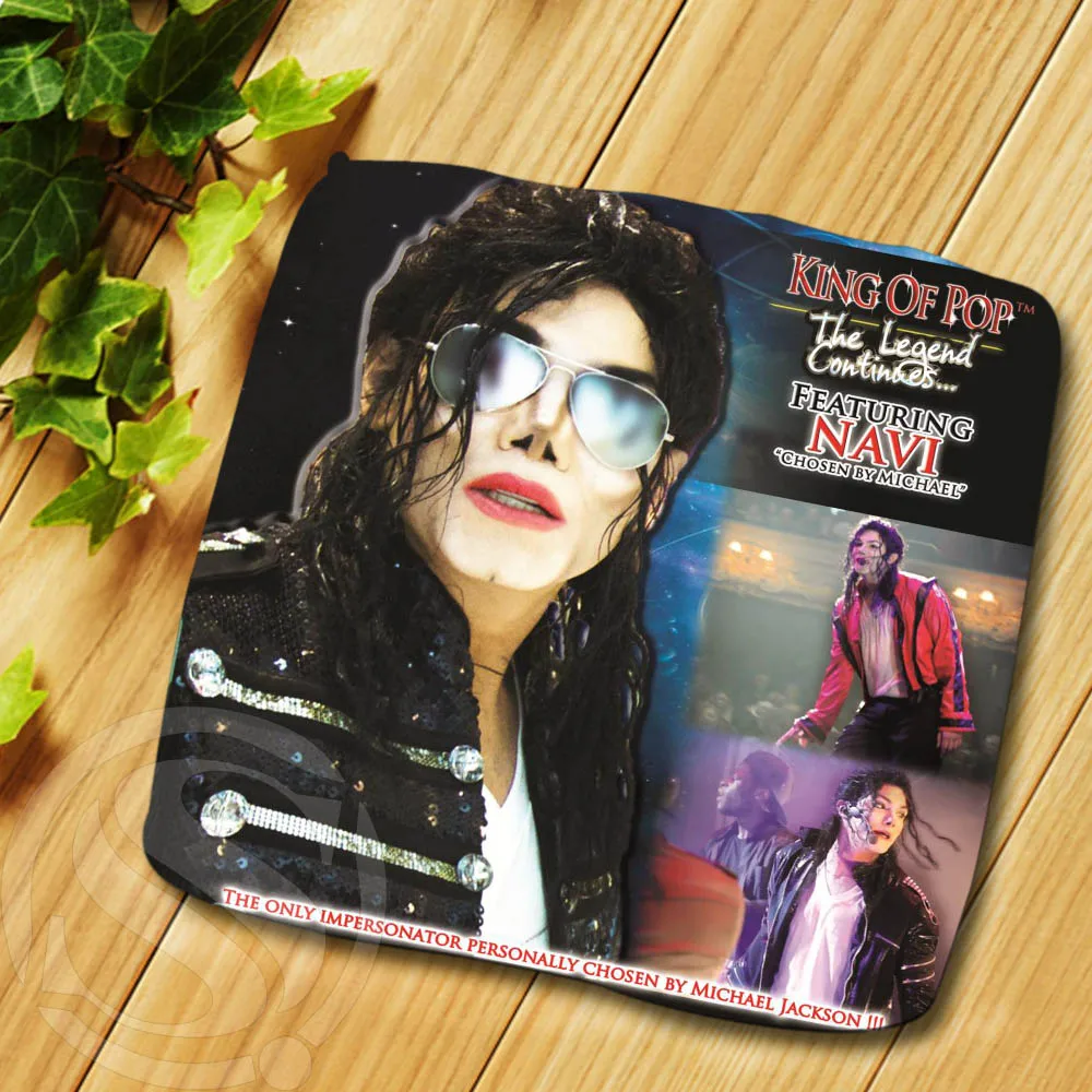 Y&amp98 Custom Michael Jackson &ampj Cotton Towels Soft Face Washcloth Square Towel Handkerchief 25x25cm F811#98j |