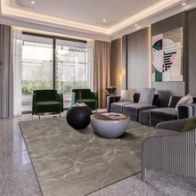 ALITEXTILEBTOC размера плюс ковер для дома акриловый величественный атмосферный стиль линий нескользящий ковер для гостиной спальни