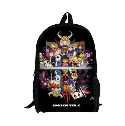 

Anime Undertale Backpack For Boys Girls School Bags Games Freddy UT Sans Frisk Papyrus Women Men Lunch Box Children Backpacks
